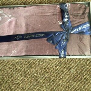 NWT 100% cashmere long scarf